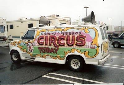 alt=" Sound Trucks Announced That The Carnival or Circus Were In Town"