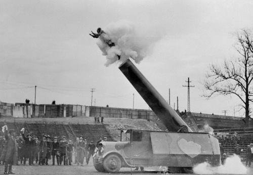 alt="Human Cannonball - Imagine Being Shot Out Of A Cannon"