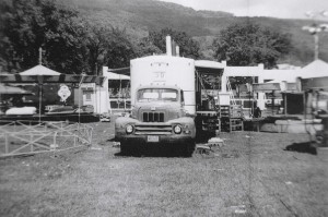 alt="carnivals of the past traveled by truck"