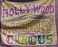  Fred Johnson Sideshow Banner Hollywood Monkey Circus
