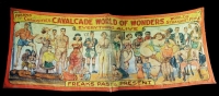 Fred Johnson Sideshow Banner Cavalcade World Of Wonders - Freaks Past And Present
