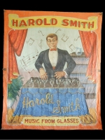 Fred Johnson Sideshow Banner Harold Smith Music From Glasses