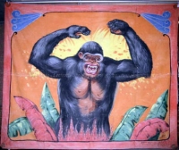  Fred Johnson Sideshow Banner (Untitled) King Kong
