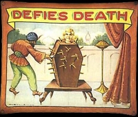 Fred Johnson Sideshow Banner Defies Death