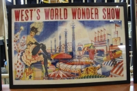 West World Wonder Show Ad Lithograph