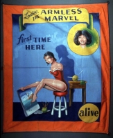 SideShow Banner Johnny Meah Louise the Armless Marvel.JPG SideShow Banner Johnny Meah Louise the Armless Marvel.JPG