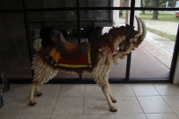 Hand Carved Wood Merry Go Round Figure Hand Carved Wood Merry Go Round Figure